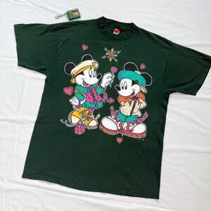 Vintage 90's Mickey and Minnie Hip Hop Heavyweight Disney T-Shirt - XL